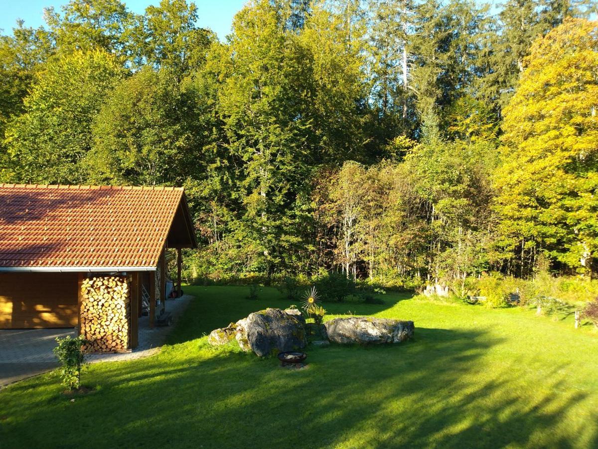 Huettenzauber Ferienwohnung Mitten Im Nationalpark Lindberg Eksteriør bilde